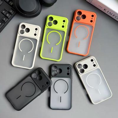 Luxus Durchsichtige Wärmeableitende Kanten Handyhülle für iPhone 17 Air 15 16 14 Plus 13 12 Pro Max Magnetische Kabellose Ladeabdeckung