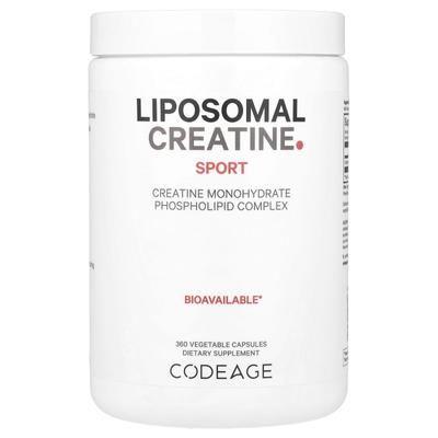 Sport, Liposomal Creatine, 750mg, 360 Veggie Capsules