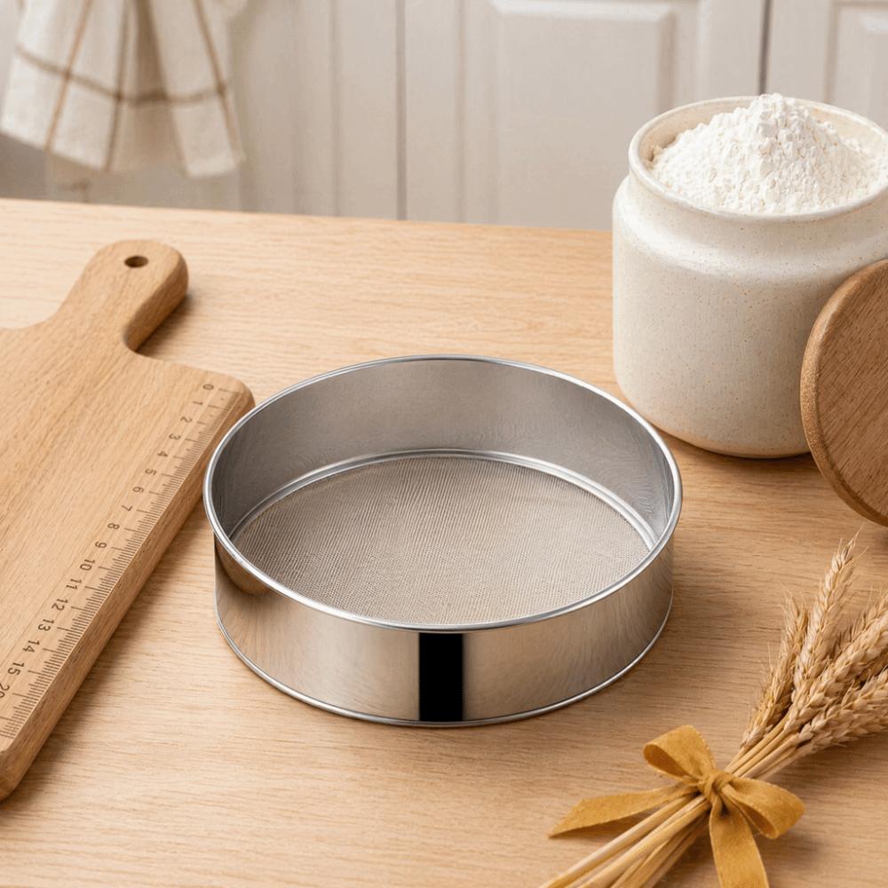 Stainless Steel Stainless Steel Flour Sifter Silver Baking Flour Sifter  Flour Sifting