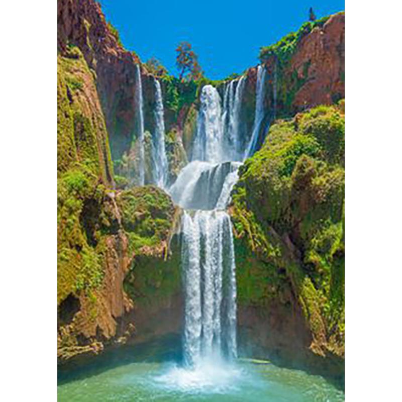 

5D DIY Алмазная картина Водопад Полный круглый горный хрусталь Алмазная вышивка Пейзаж Вышивка крестиком Мозаика Настенное искусство Домашний декор Full Round 20x30CM