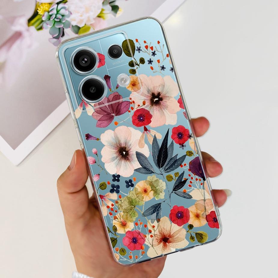 For Xiaomi Poco X6 Pro 5G Case New Fashion Painted Cover Clear Silicone Soft TPU Phone Case For Xiaomi Poco X6 Pro PocoX6 Bumper