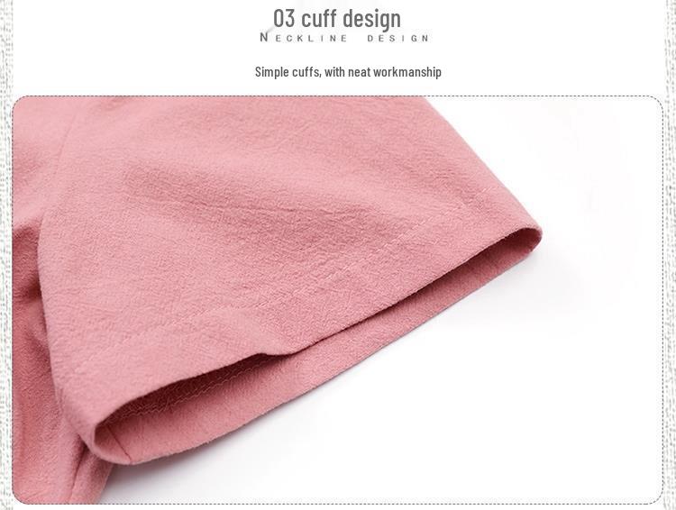 Tricou de damă larg din bumbac-in imprimat cu mânecă scurtă - Vară 2021, Mărimi mari, Stil literar pentru mame de vârstă mijlocie.