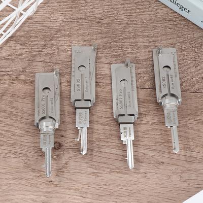1 Stück 2 in 1 Werkzeuge Lineal SS001 SS002 Decoder Zivile Schlösser Professionelle Handwerkzeuge