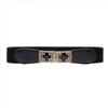 Womens Stylish Pu Elastic Waist Belt Versatile For Dresses And Skirts In Black Minimalist