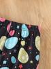 Toddler Girl Summer Outfit 1-6 Years Old Pink Rabbit Top with Black Easter Egg Print Bell Bottom Pants Cute Casual Set