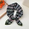 Paisley Flower Print Handkerchief Soft Cotton Linen Head Neck Scarves Hair Scarf Neckerchief Headscarves Square Scarf Headband