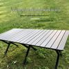 OIMG Outdoor Folding Egg Roll Table
