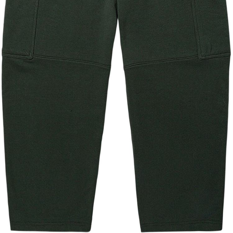Vans Solid Color Lace-Up Knitted Straight Leg Casual Pants Unisex Bottoms Dark-Green VN000FR7BZ0