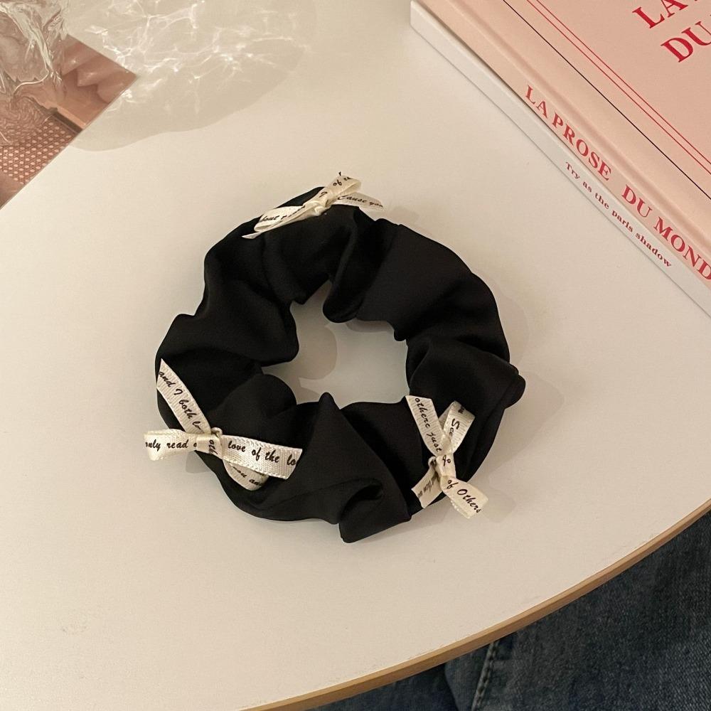 Elastic Satin Hair Rope Korean Style Hair Loop Gift Large Intestine Hair Rope Women