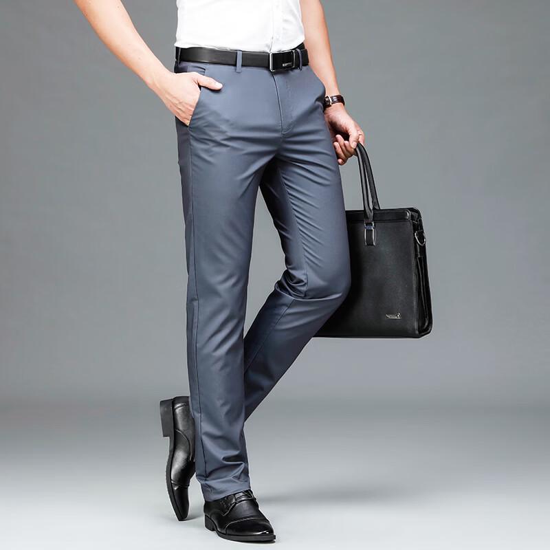 Yiliteng Men s Business Casual Pants YTMSDKYF819B 31