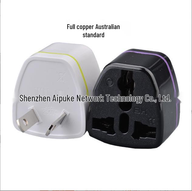 Pure Copper Universal Adapter Plug: UK, EU, US to Australia/Germany Standards