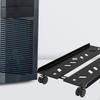 Adjustable Mobile CPU Stand with 4 Caster Wheels,Easy To Install,Ventilated Computer Tower