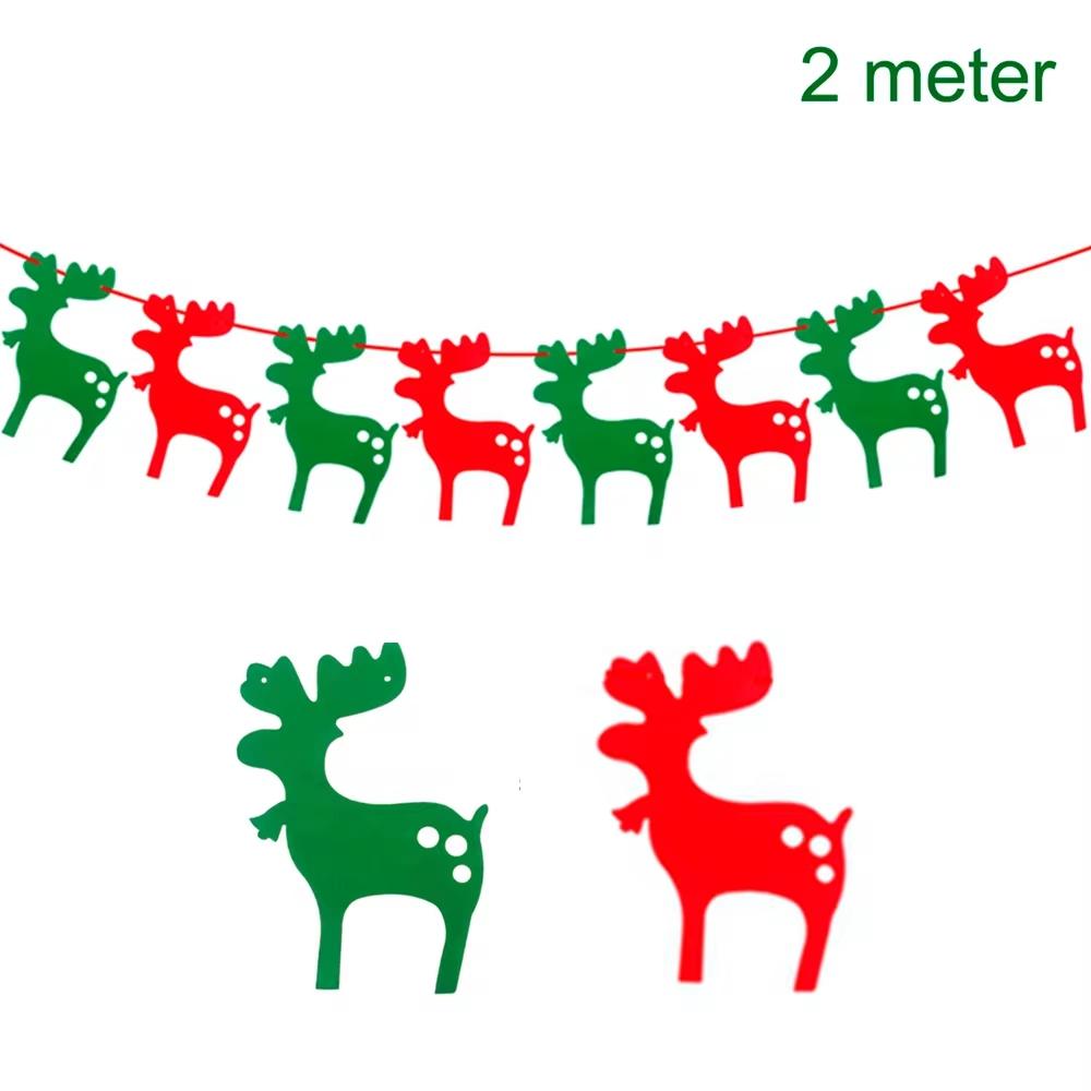 Christmas Banner Garland Merry Christmas Decorations For Home 2026 Christmas Ornaments Xmas Navidad Noel Gifts New Year 2026