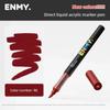 1 PC ENMY 80 Colors Direct Liquid Acrylic Markers Blendable Soft Tip Non-Transparent Art Markers School Supplies Stationery