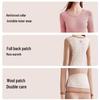 Women's Round Neck Slim Fit Thermal Underwear Set with 7A Antibacterial 100% Wool Filling - Autumn/Winter.