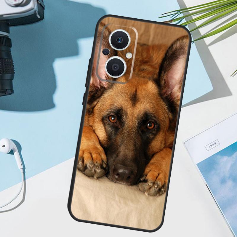 German Shepherd Dog Cover For OPPO Reno 14F 13F 12F 11 F 10 12 13 14 Pro 7 8 Lite OPPO Find X9 X8 X6 X5 Pro Case
