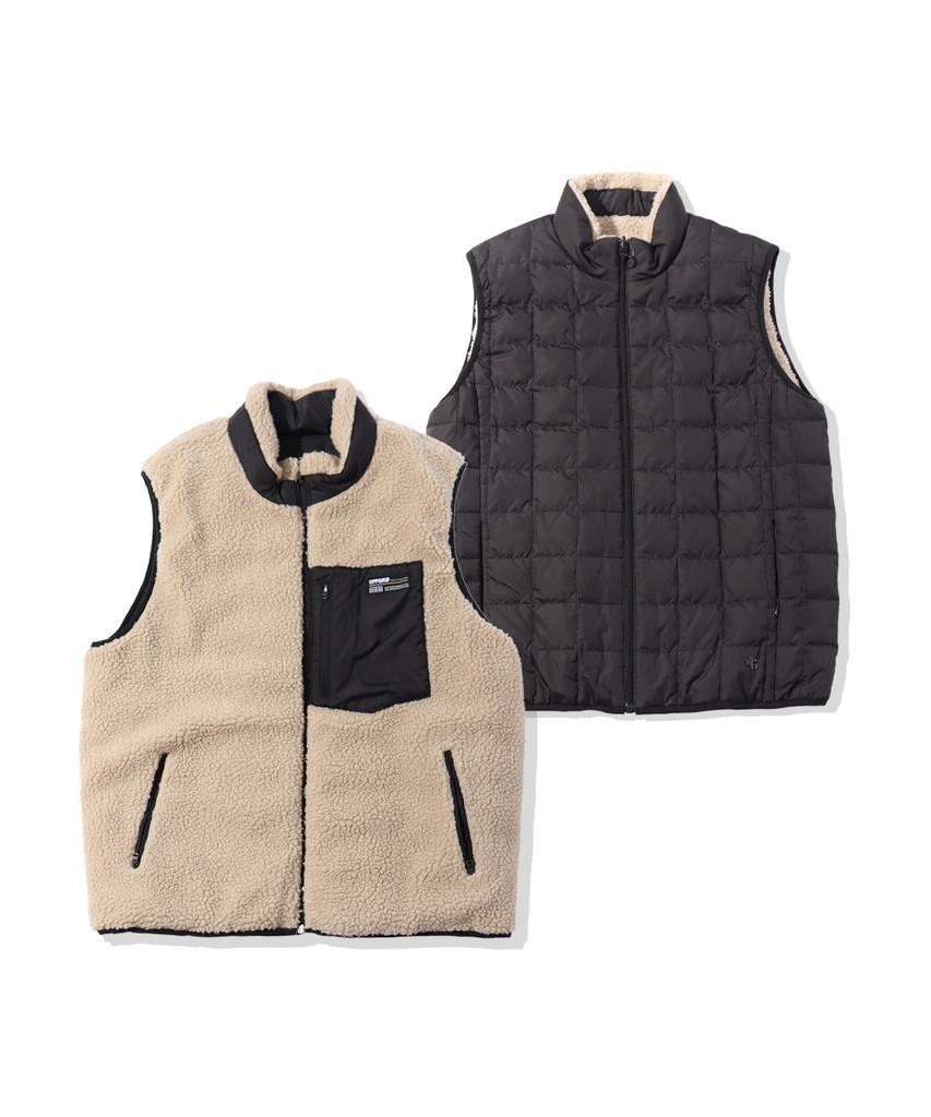 Offgrid Reversible Sherpa Vest - Black