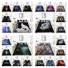 Luxury Home Textiles Unique Design Bedding Cover Set with Bedding Pillow 3D Wolf Printed Cool Quilt Covers