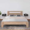 Table de chevet murale - Maison Exclusive - Gris - Pin massif - Lot de 2 - 40 x 29,5 x 22 cm