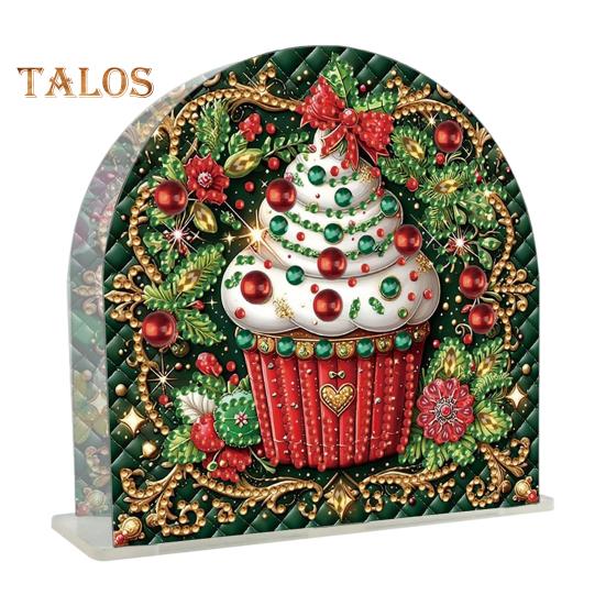 

Держатель для бумажных полотенец в виде рождественского торта, подставка для салфеток для домашнего офиса, декор, портативный органайзер для бумажных полотенец на кухне зелёный