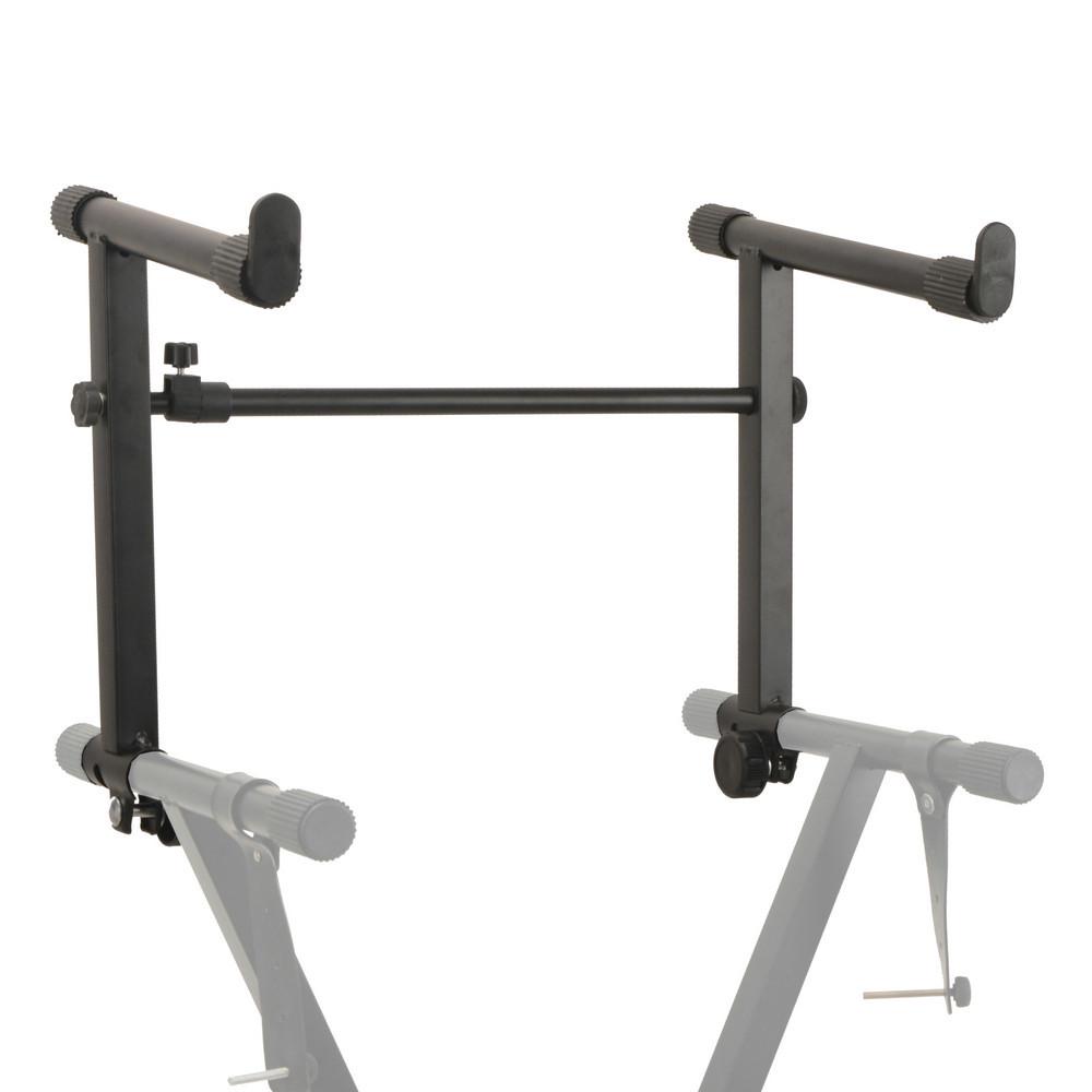 Двухуровневая X-образная стойка для клавишных инструментов 61/88 клавиш