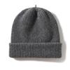 Cashmere Autumn and Winter New Women's High End Solid Color Thickened Warm Knitted Double Layer Dual Use Neck Sleeve Cuff Hat