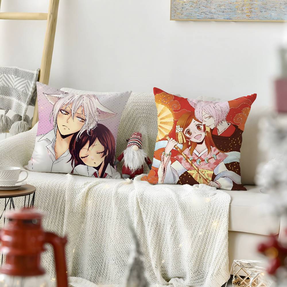 Love Anime K-Kamisama HajimemashitaS Pillow Case Soft Plush Fabric Double Sided Print Decorative Home Living Room Gift Cushion