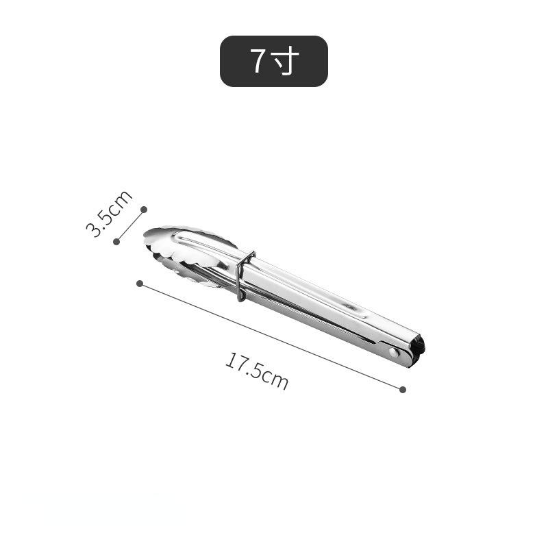 

Kitchen Food Stainless Steel Tong Tool Heat Bread Salad BBQ Cooking Serving Utensil Bead Clip Clamp Meat Barbecue Tools Buffet