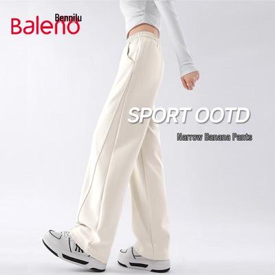 Baleno Damen High-Waist Straight-Leg Freizeithose