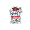2026 Charm Pendant Cute Pet Cat Owl Beads Zircon DIY Jewelry Bracelet Accessories 925 Silver