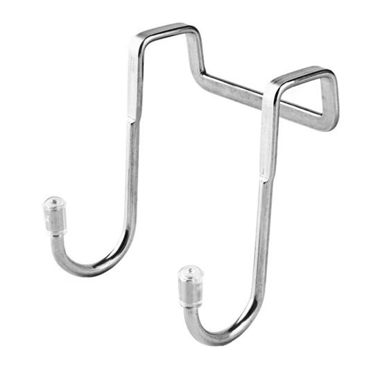 

Настінний гачок для одягу Довгі гачки для шафи Без свердління Протиковзкий Економія місця Органайзер для пальт, капелюхів, сумок, рушників срібний