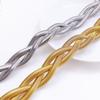 Vintage Short Collar Necklace Weak Elastic Collarbone Plated 18K Gold