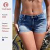 Pantaloncini di Jeans Casual Dimagranti a Vita Media da Donna 2026 con Design Sollevamento Glutei
