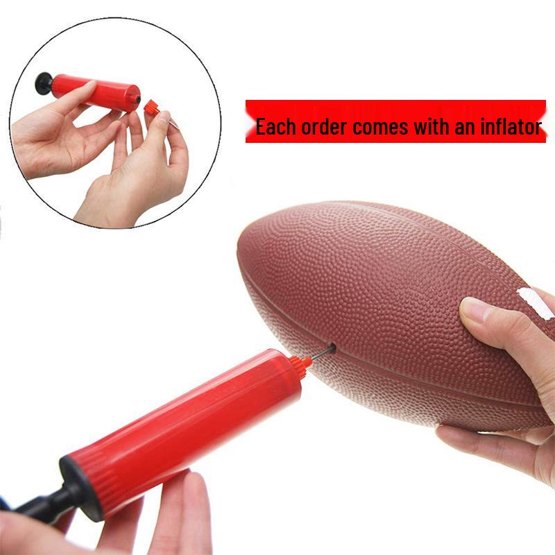 Youth Size 3 Leather Inflatable American Football for Kids & Students