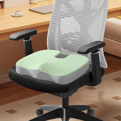 Schaumstoffsitzkissen U-Form Ergonomische Stütze Atmungsaktive Polyesterfüllung Anti-Rutsch-Boden für das Büro
