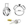 Male Chastity Lock Stainless Steel Penis Cage with Hook Urethral Chastity Belt  Penis Ring Ball Stretcher