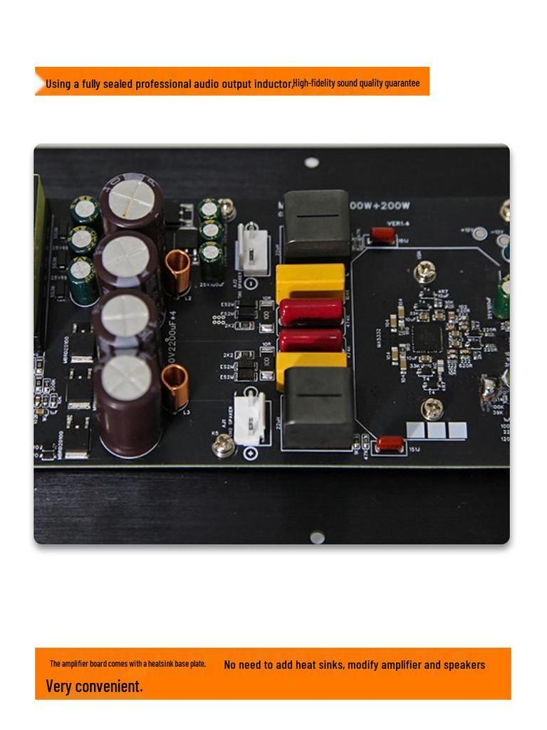 MA5332MS High Power 2x200W HIFI Stereo Amplifier Board for Audiophiles