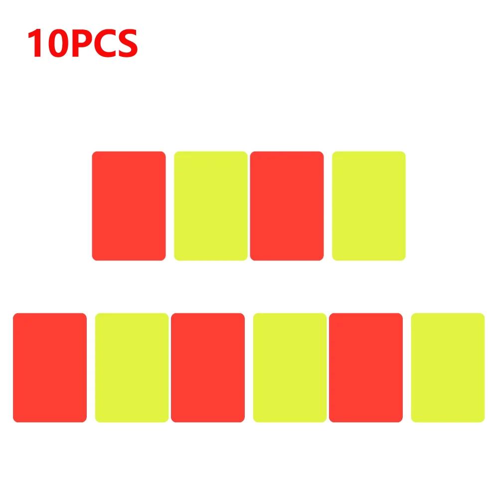 2-30 Stück Fußball Schiedsrichterkarten Rote Karte und Gelbe Karte 8*11cm Fußball Schiedsrichterset Outdoor Sportwerkzeug Verwarnungs- und Platzverweiskarte