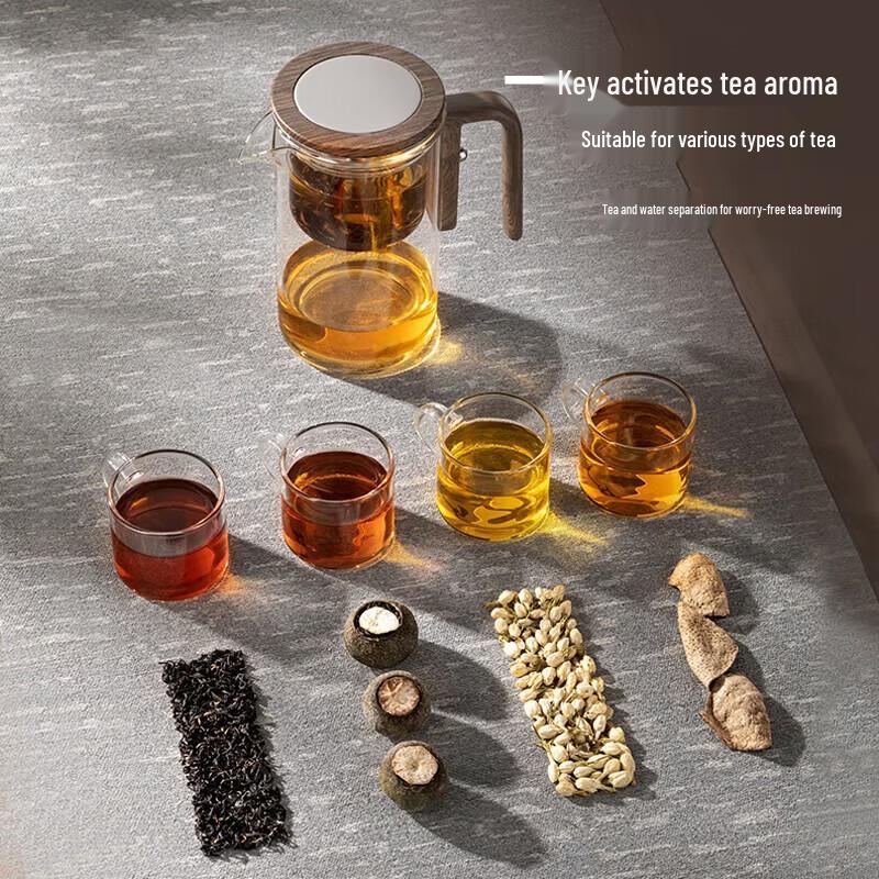 YIHUTEA Magnetic Floating Glass Teapot