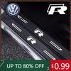 2026 Hot For VOLKSWAGEN VW Car Door Sill Protector Plate Trunk Threshold Stickers for Volkswagen R LINE RLine Polo Caddy Golf Je