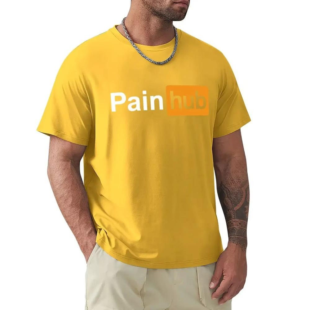 Painhub Men Women T Shirt Polyester Tshirt Men Summer Fashion Sweatshirt Fashion Men Polyester Brand Tee Clothing