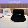 Cappello da Sole Estivo con Ricamo di Lettere Cappello da Pescatore in Cotone per Uomo e Donna