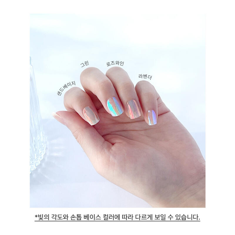 Nana Glow Aurora Volume Fit Gel Nail Sticker
