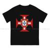Portuguese Templar Cross With Shield TShirt For Male Knights Templar Tops Novelty T Shirt Soft Print Loose Creative Gift