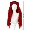 Red Long Curly Hair Synthetic Wig | TV Series for Legacies Season 4 Vampire Role Playing Wig | Wig for Halloween