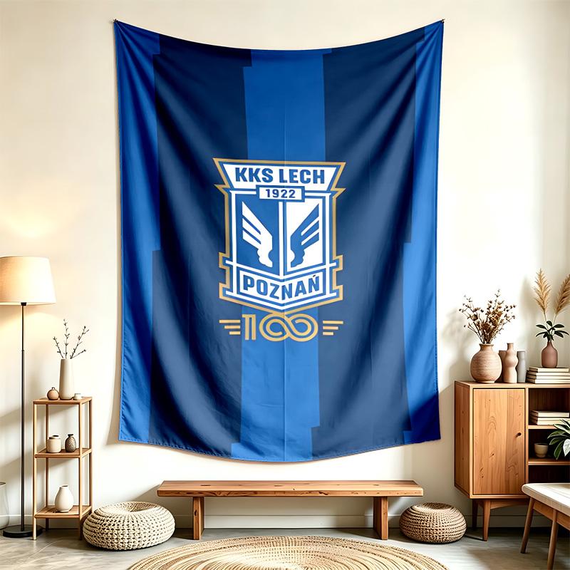 KKS Lech Poznan (1) Tapestry Suitable For Decorating Homes Dorms And Bedrooms Soft To The Touch And A Perfect Gift For Friends And Family