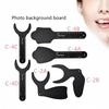 1/6Pcs Dental Autoclave Photo Contrast Board Photography Black Background Board Durable Palatal Contraster Board Oral Cheek