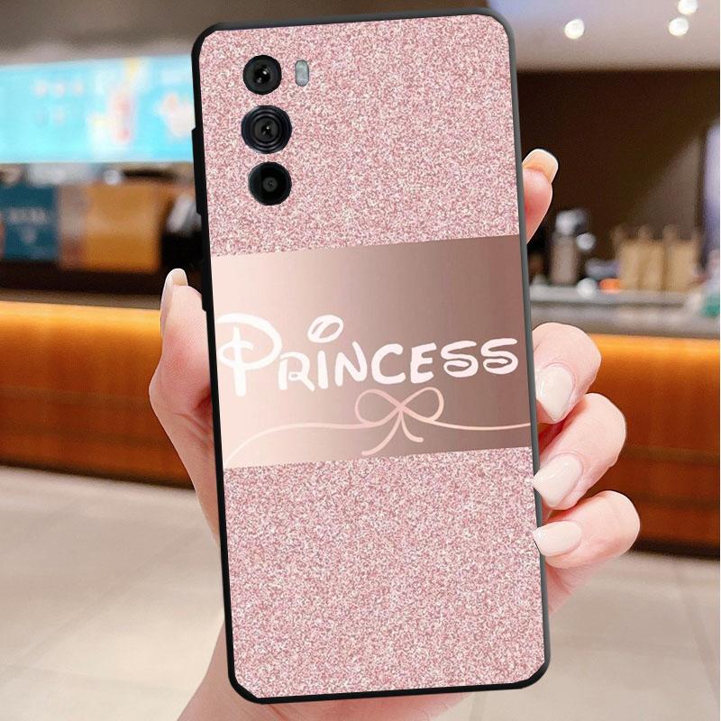 Phone Case For Motorola Edge 50 40 Pro 60 50 40 30 Ultra Neo Fusion Moto G85 G72 G53 G54 G84 G13 G32 King Queen Crown