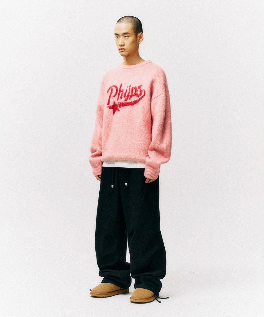 PHYSICAL DEPARTMENT Startail Brush Knit_Vintage Pink
