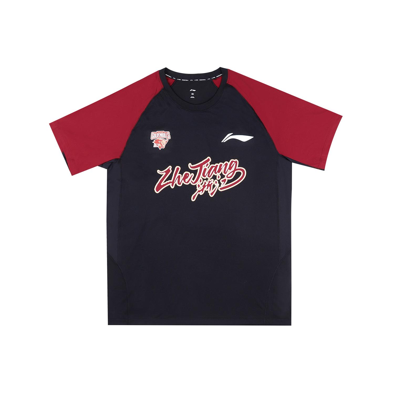 Li Ning T Shirt Unisex Black Red ATSV927-1 XL